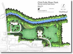 Image of plan for Clint Fultz Park
