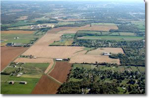 Aerial image of Drake Rd. property