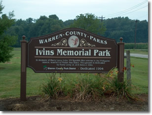 Image of Ivins Park sign