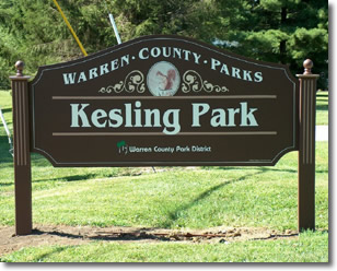 Image of Kesling Park sign